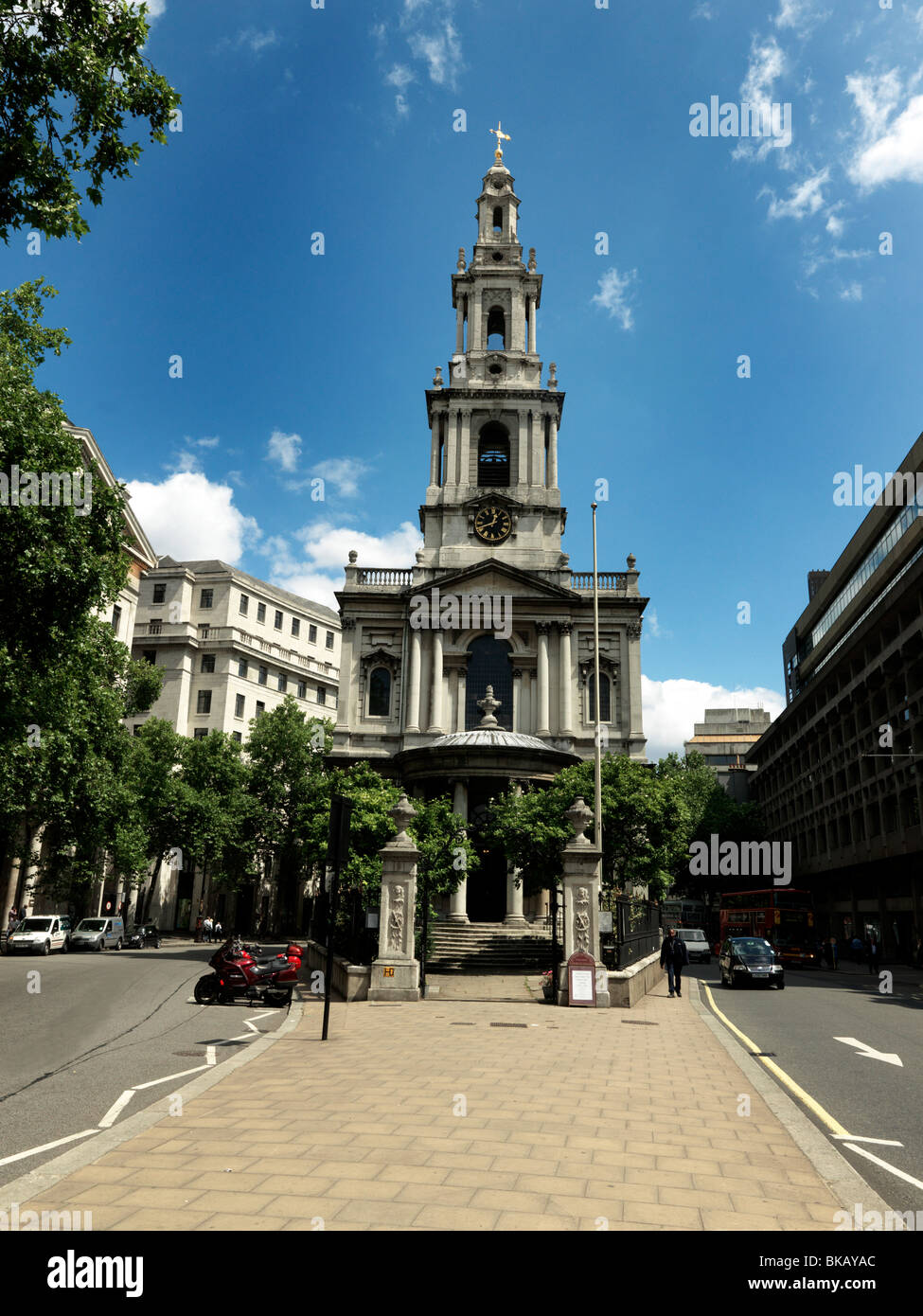 Aldwych Londres Angleterre St Mary le Strand Banque D'Images