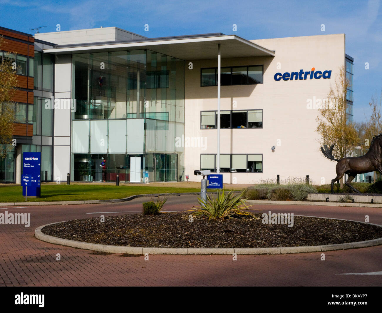 Centrica (propriétaire de British Gas) Siège social. Centrica plc. Millstream, Maidenhead Road, Windsor, Berkshire. SL4 5GD. UK. Banque D'Images