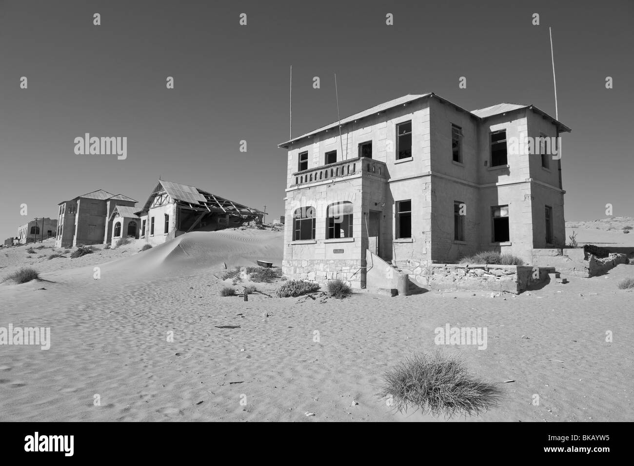 L'Architekt ou architectes Maison, Kolmanskop Ghost Town près de Lüderitz, Namibie Banque D'Images