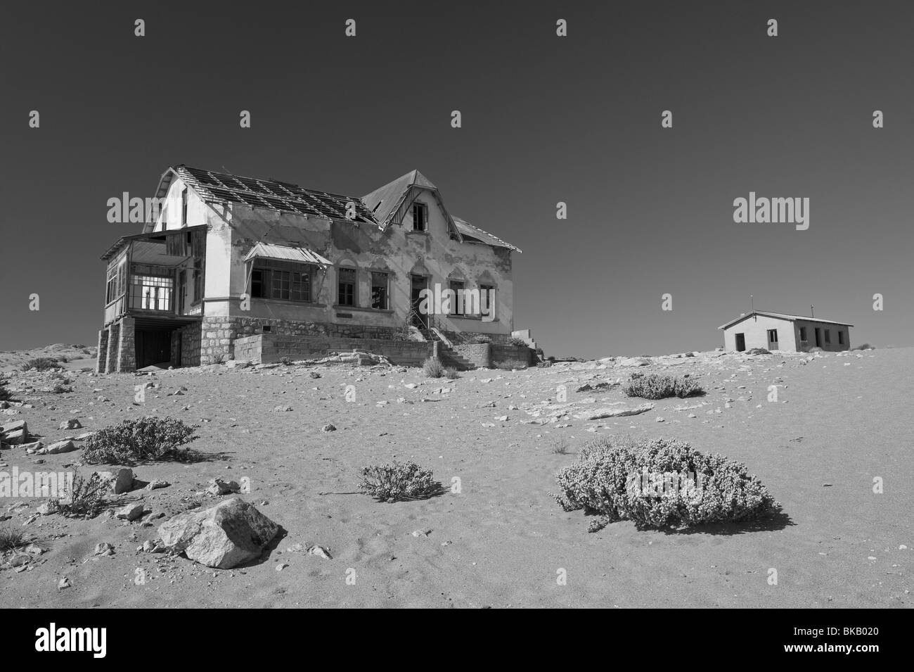 Le Buchhalters, Livre Keeper ou agréés House, Kolmanskop Ghost Town près de Lüderitz, Namibie Banque D'Images