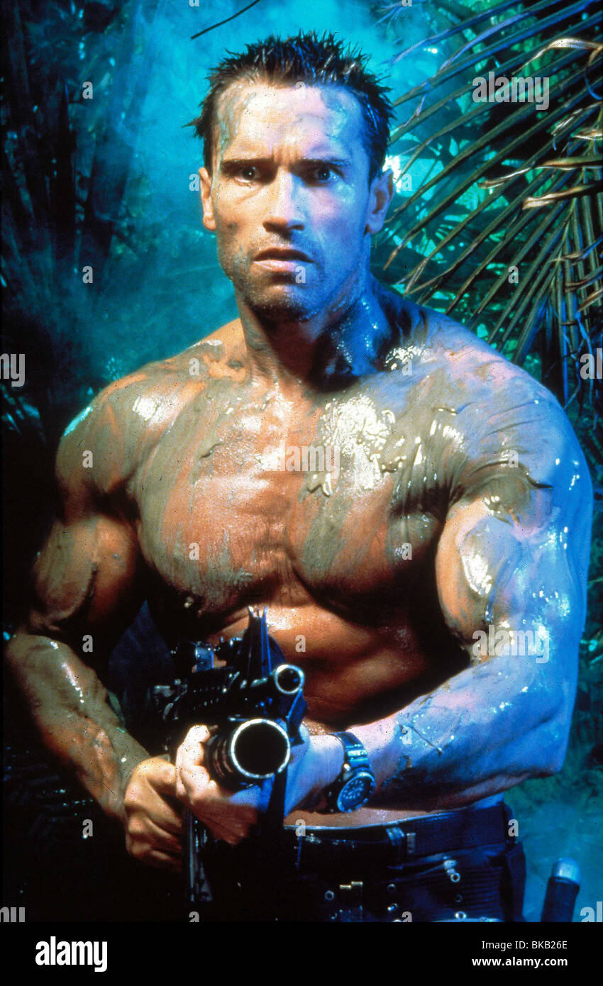 PREDATOR (1987), Arnold Schwarzenegger PRE 028 Banque D'Images