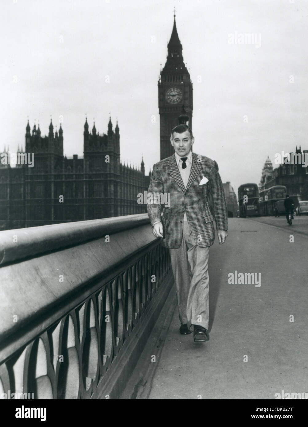 CLARK GABLE PORTRAIT Banque D'Images