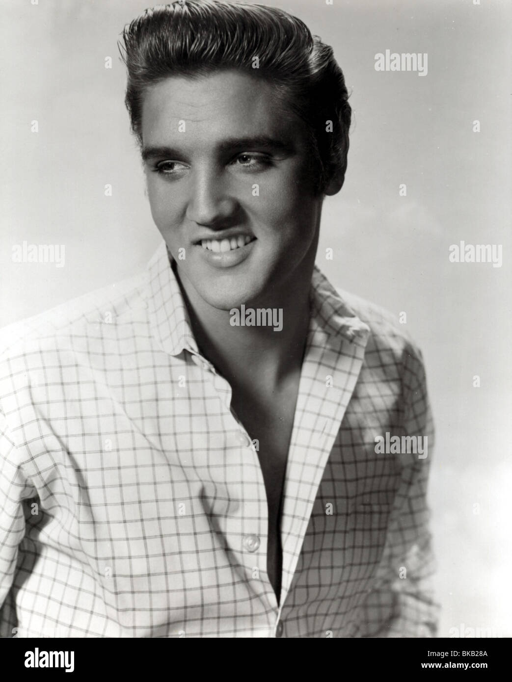 PORTRAIT D'ELVIS PRESLEY Banque D'Images