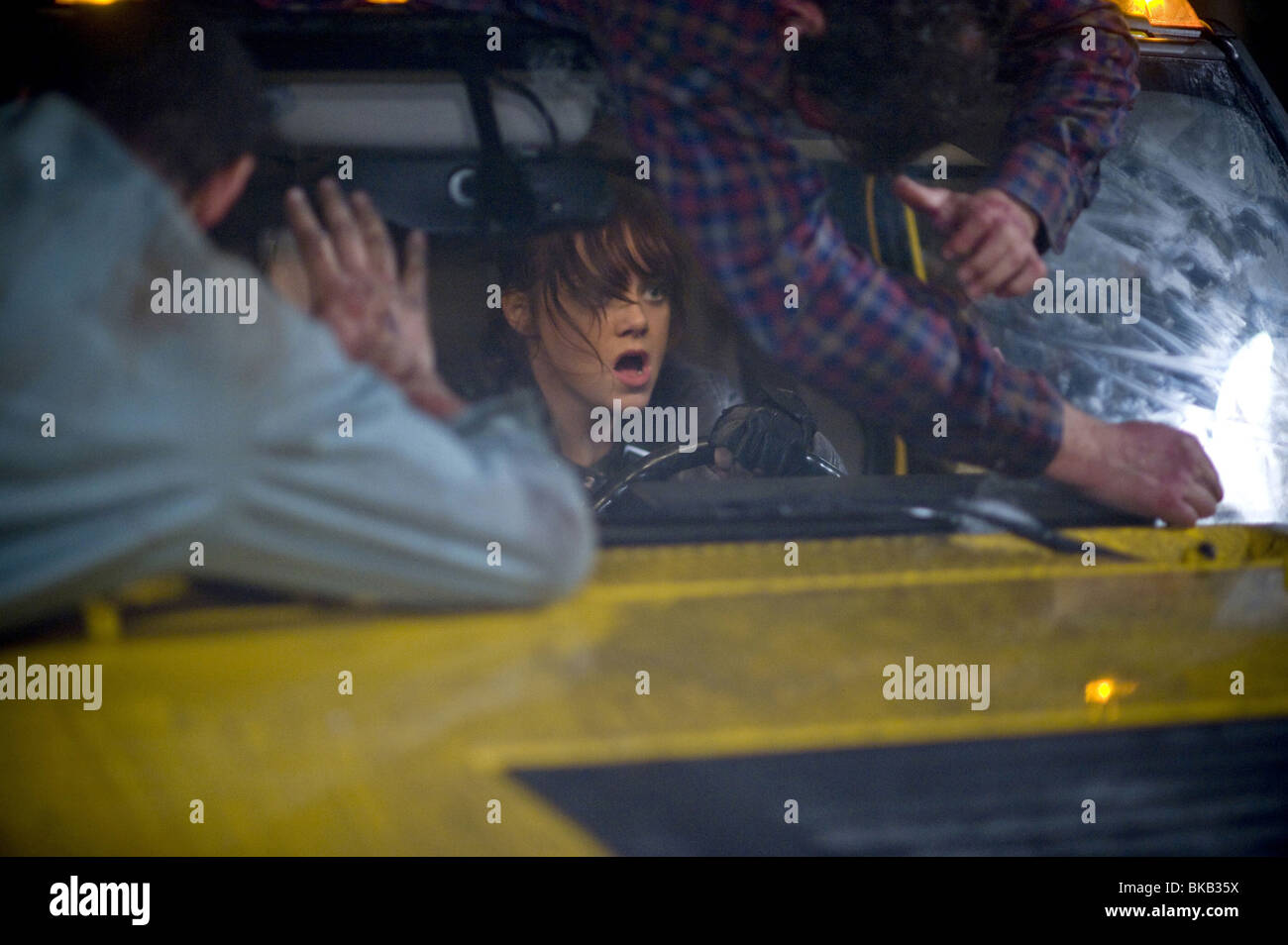 Zombieland Année : 2009 Réalisateur : Ruben Fleischer Emma Stone Banque D'Images