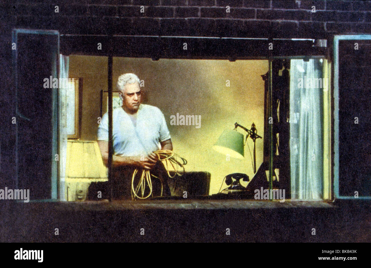 La fenêtre arrière -1954 RAYMOND BURR Banque D'Images La fenêtre arrière -1954 RAYMOND BURR Banque D'Images