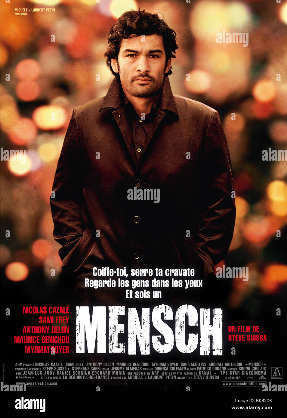 Mensch Année : 2009 Réalisateur : Steve Suissa Nicolas Cazalé Movie poster (FR) Banque D'Images