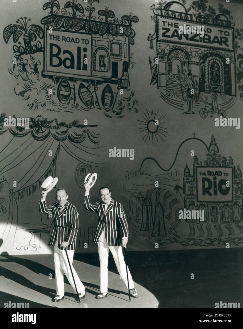 Route vers HONG KONG (1962) Bing Crosby, Bob Hope RDTH 002P Banque D'Images