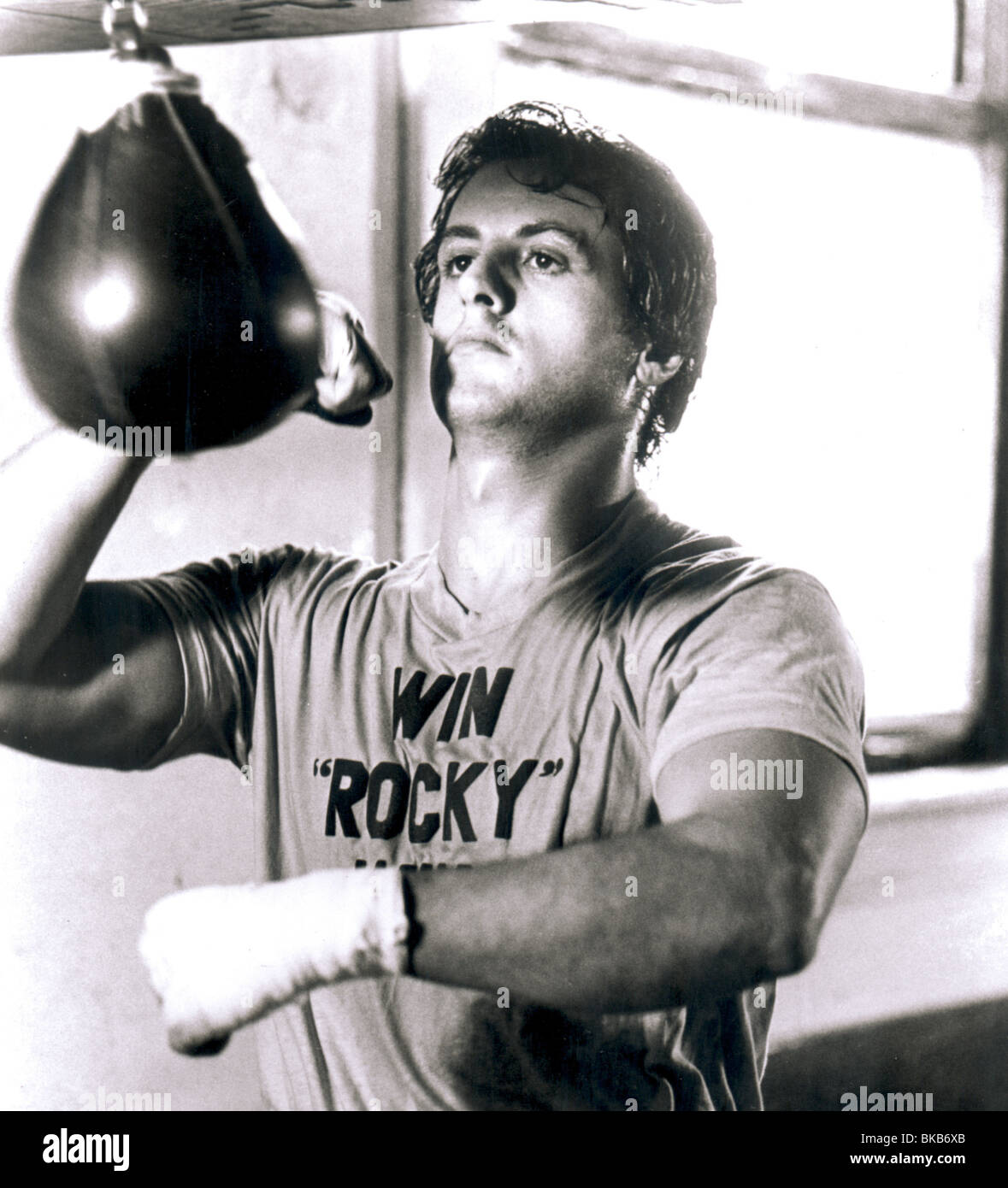 -1976 ROCKY Sylvester Stallone Banque D'Images