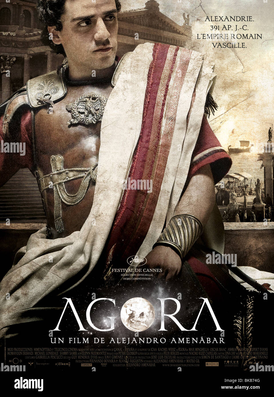 Agora Année : 2009 Réalisateur : Alejandro Amenábar Oscar Isaac Movie poster (Sp) Banque D'Images