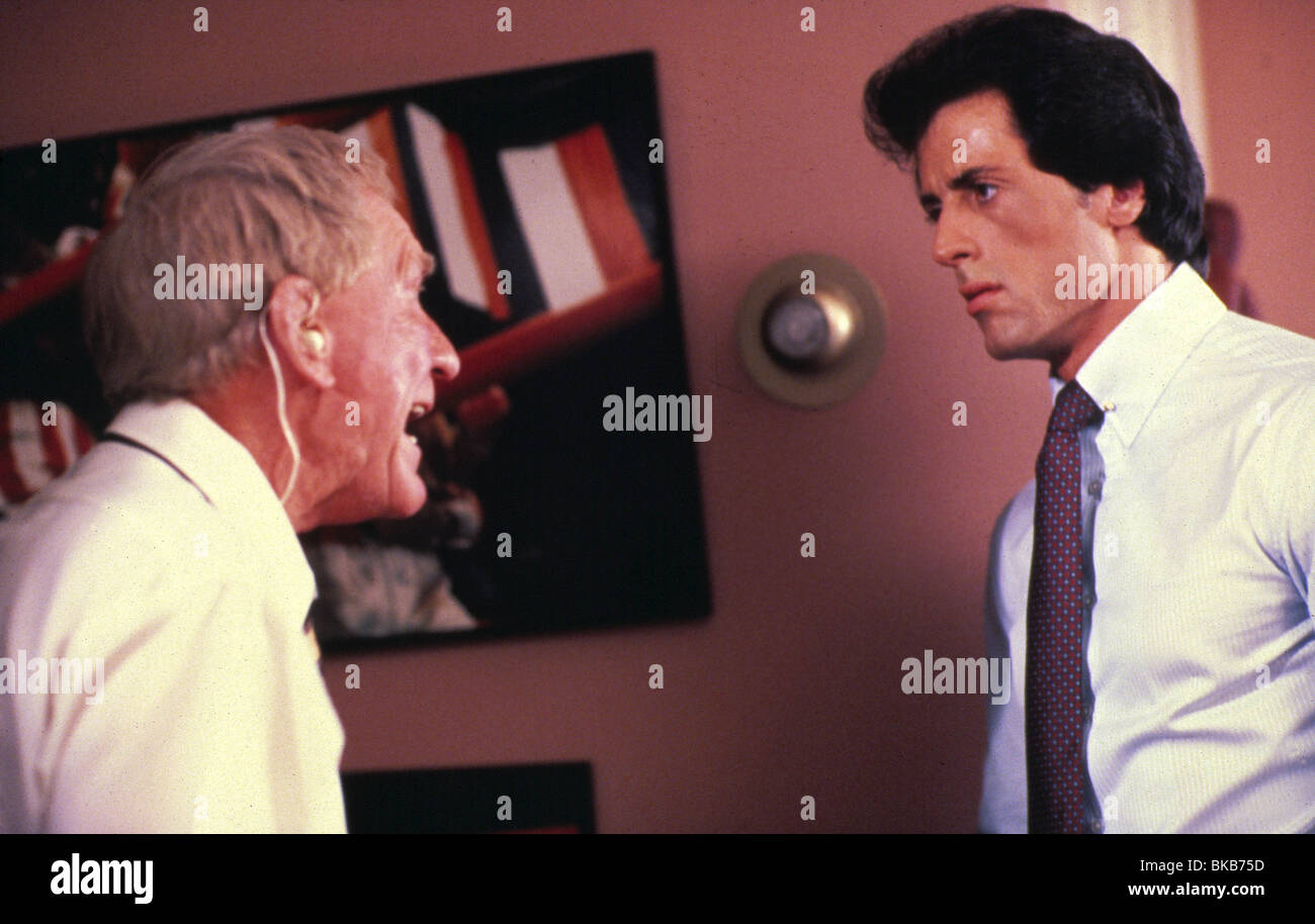 ROCKY III (1982), Burgess Meredith, Sylvester Stallone RK3 002 Banque D'Images