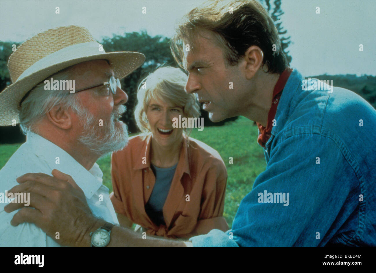 JURASSIC PARK (1993) Richard Attenborough, Laura Dern, SAM NEILL JUR 131 Banque D'Images