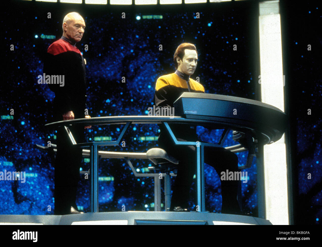 STAR TREK : générations (1994) PATRICK STEWART, Brent Spiner STGN 004 Banque D'Images