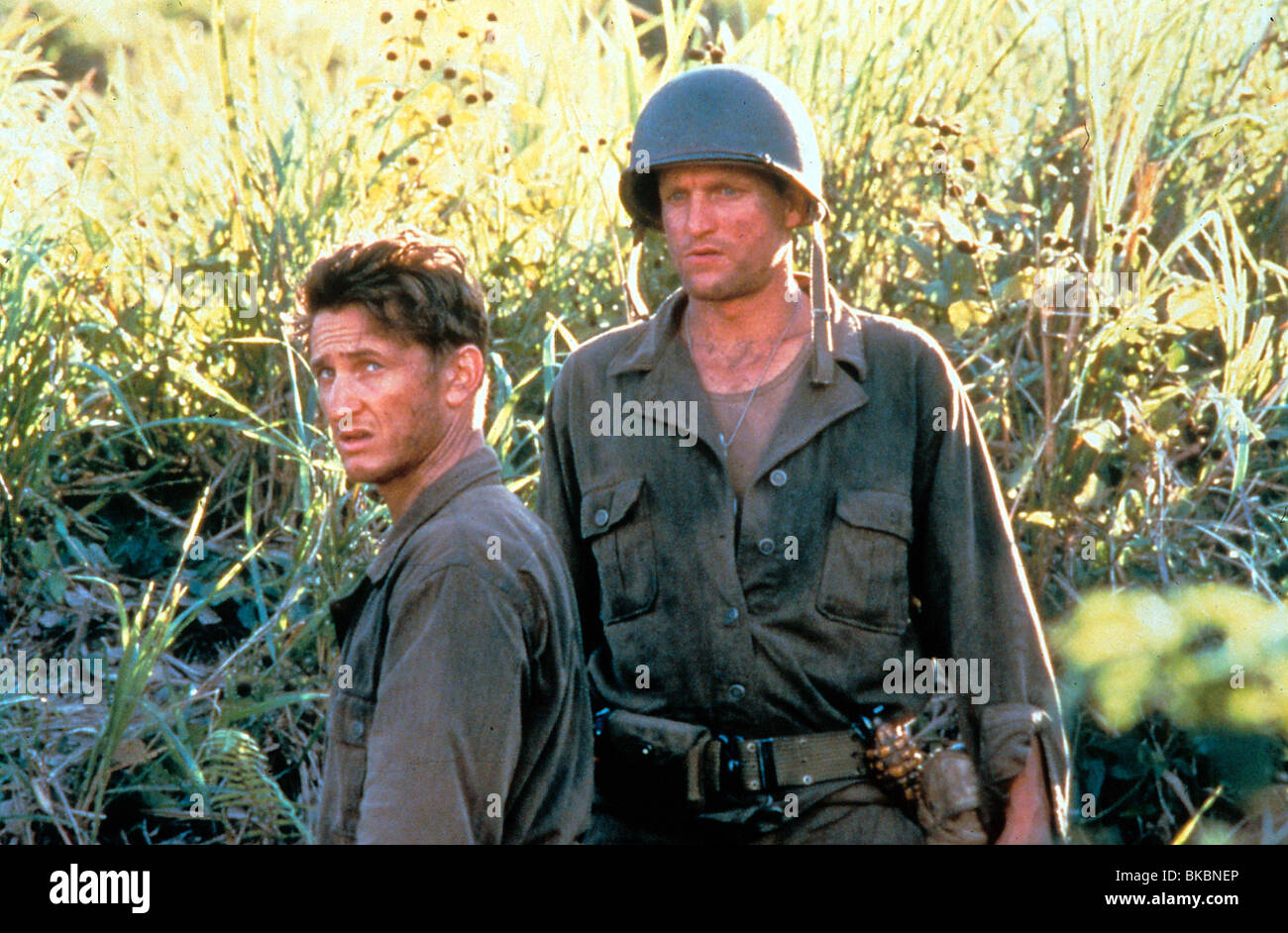 La mince ligne rouge woody harrelson Banque de photographies et d