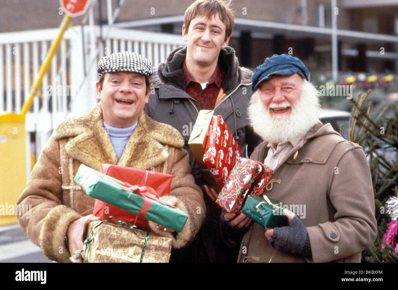 Seuls les imbéciles ET LES CHEVAUX (TV - 1981) BBC CRÉDIT DAVID JASON, NICHOLAS LYNDHURST, BUSTER MERRYFIELD OFAH 023 Banque D'Images