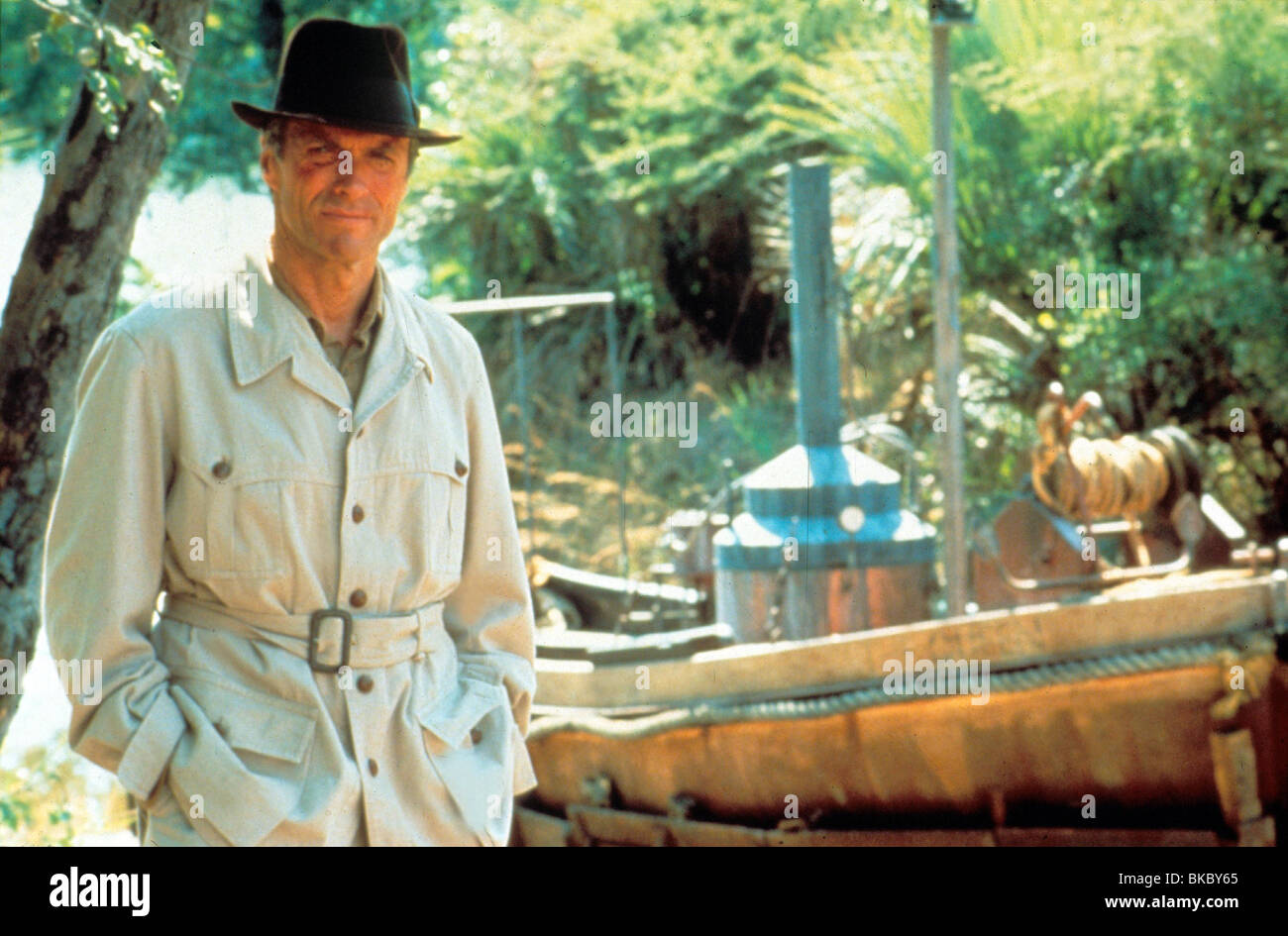 Chasseur BLANC, CŒUR NOIR (1990) CLINT EASTWOOD WHB 004 Banque D'Images