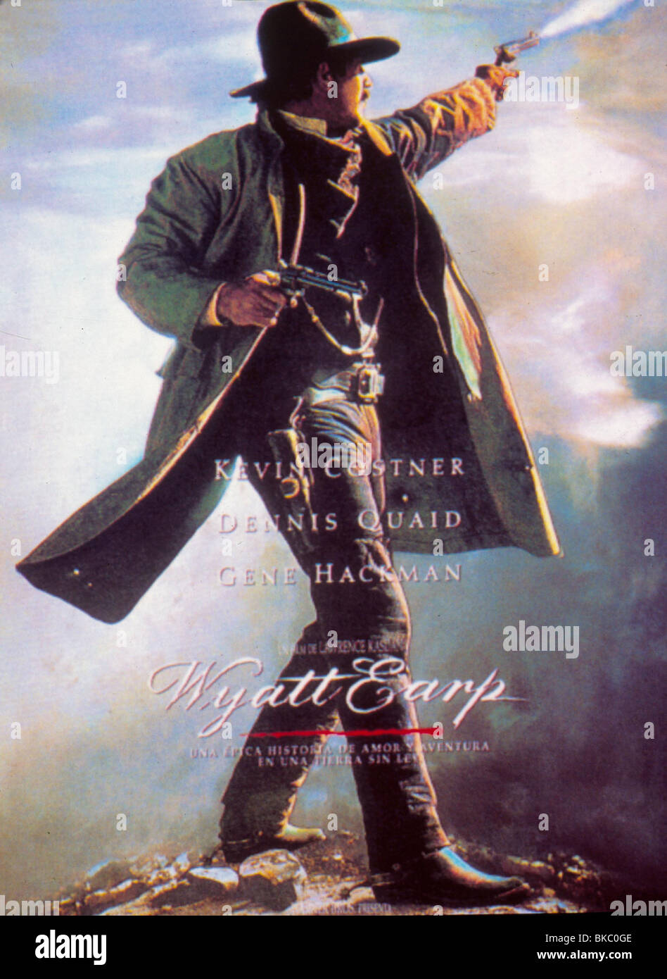 AFFICHE WYATT EARP -1994 Banque D'Images