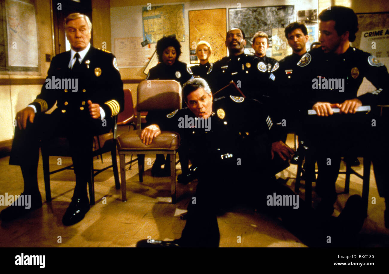 POLICE ACADEMY 6 : CITY under siege (1989) GEORGE GAYNES, MARION RAMSEY, LESLIE EASTERBROOK, G W BAILEY, BUBBA SMITH, David Banque D'Images