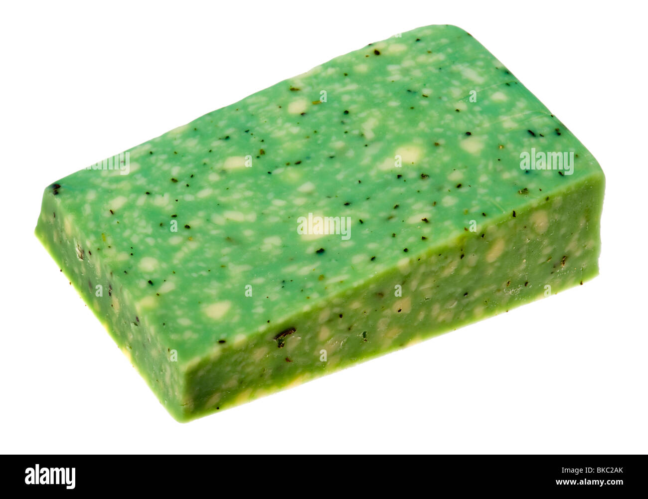 Herbcheese vert épices fromage aux herbes sage derby derbycheese greencolored greencolored arômes épices aromatiques épicé frais salbe sage Banque D'Images