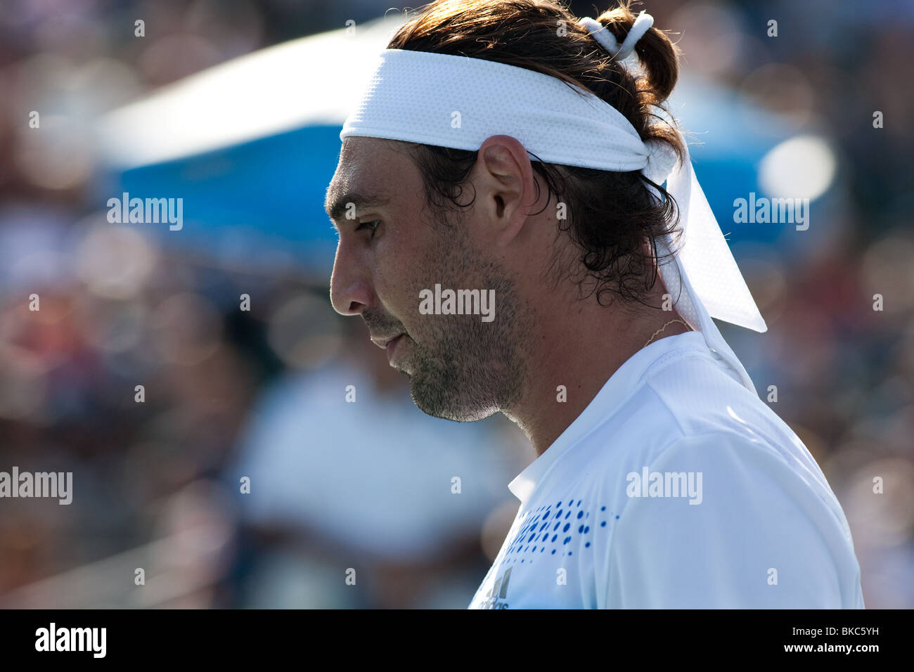 Joueur de tennis chypriote Marcos Baghdatis (profil) Banque D'Images