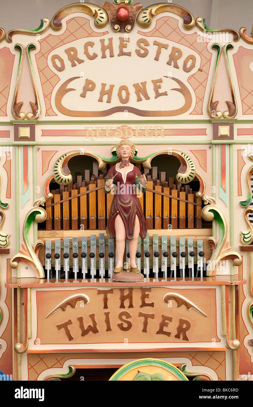 Le téléphone Orchestro Twister fairground organ Banque D'Images