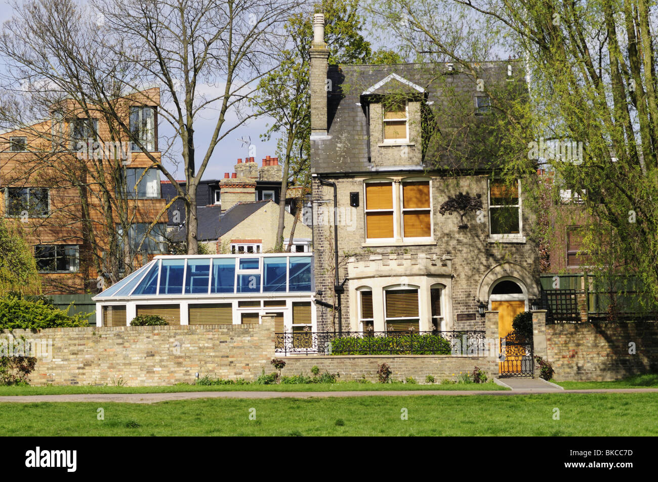 Midsummer House Restaurant sur Midsummer Common, Cambridge en Angleterre UK Banque D'Images