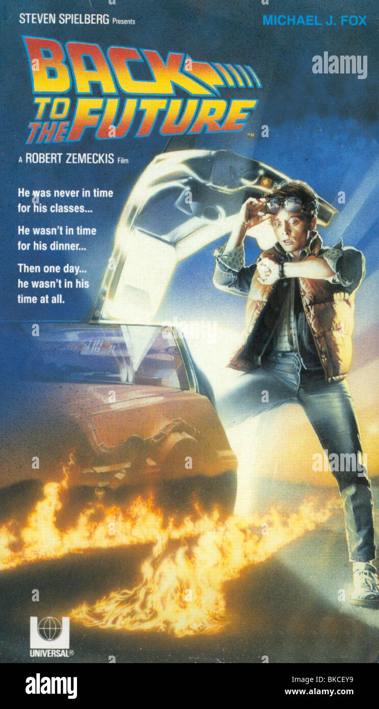 Retour vers le futur (1985) POSTER BTF 001VS Banque D'Images