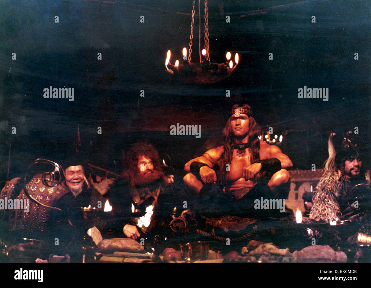 CONAN LE BARBARE (1981) Arnold Schwarzenegger CTBR 001CP Banque D'Images