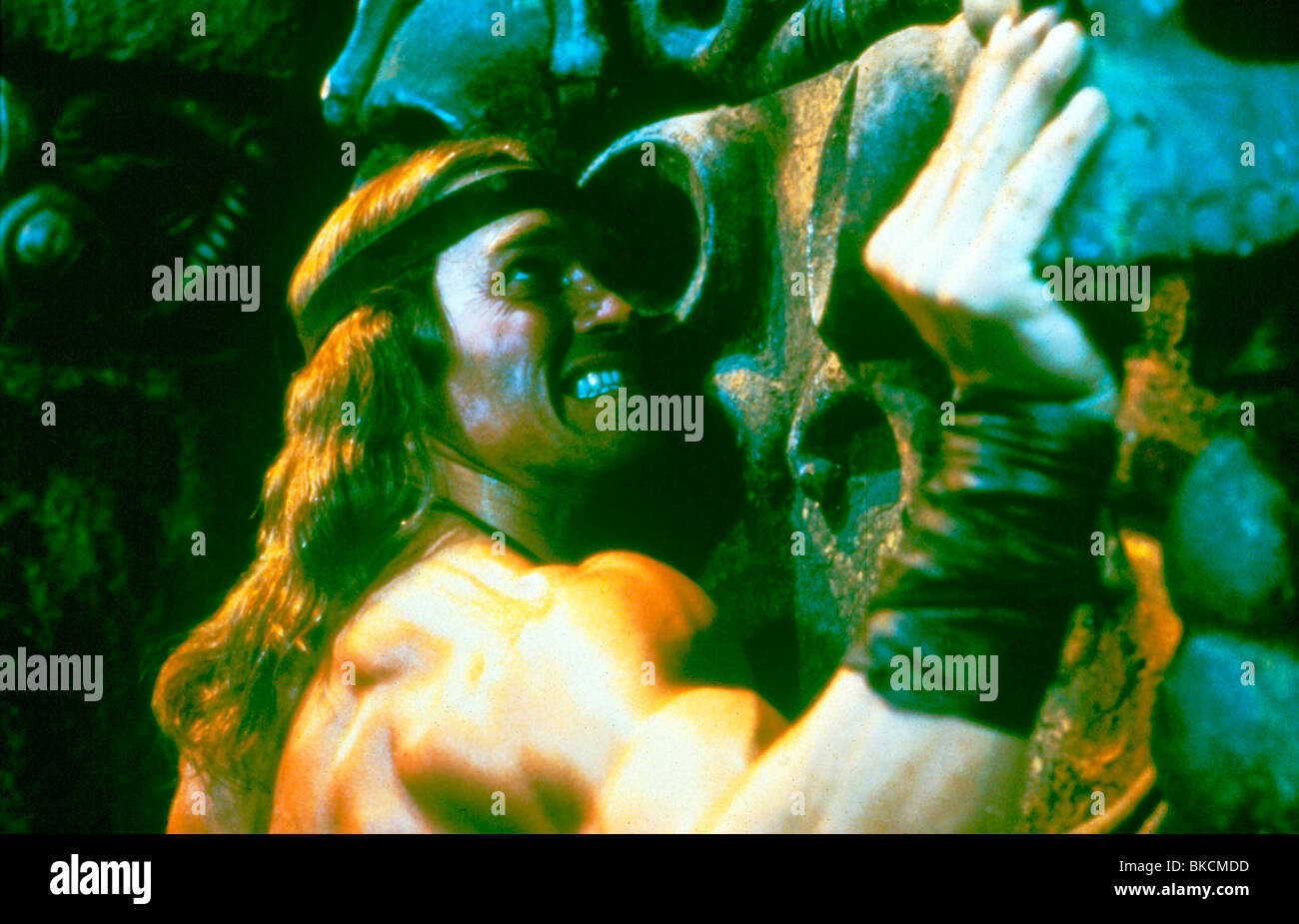 CONAN LE BARBARE (1981) Arnold Schwarzenegger CTBR 003 Banque D'Images