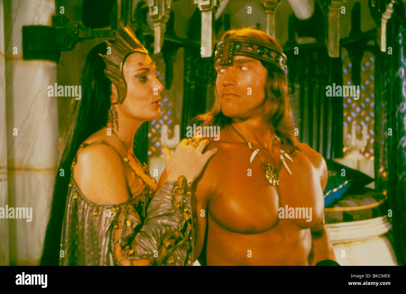 CONAN LE DESTRUCTEUR (1984) SARAH DOUGLAS, Arnold Schwarzenegger CTD 019 Banque D'Images