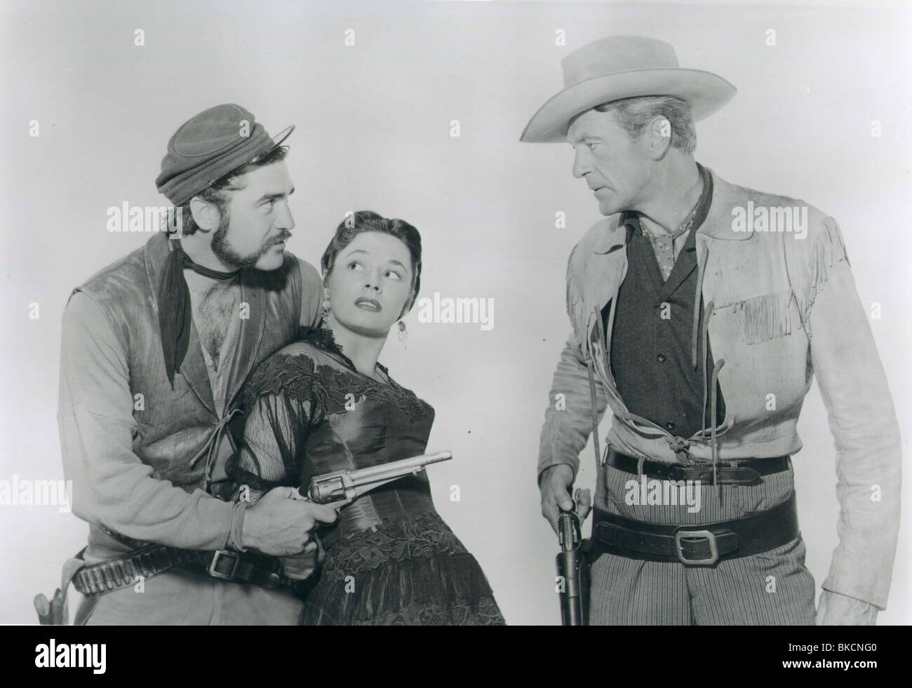 DALLAS (1950) STEVE COCHRAN, RUTH ROMAN, GARY COOPER DLLS 005P Banque D'Images