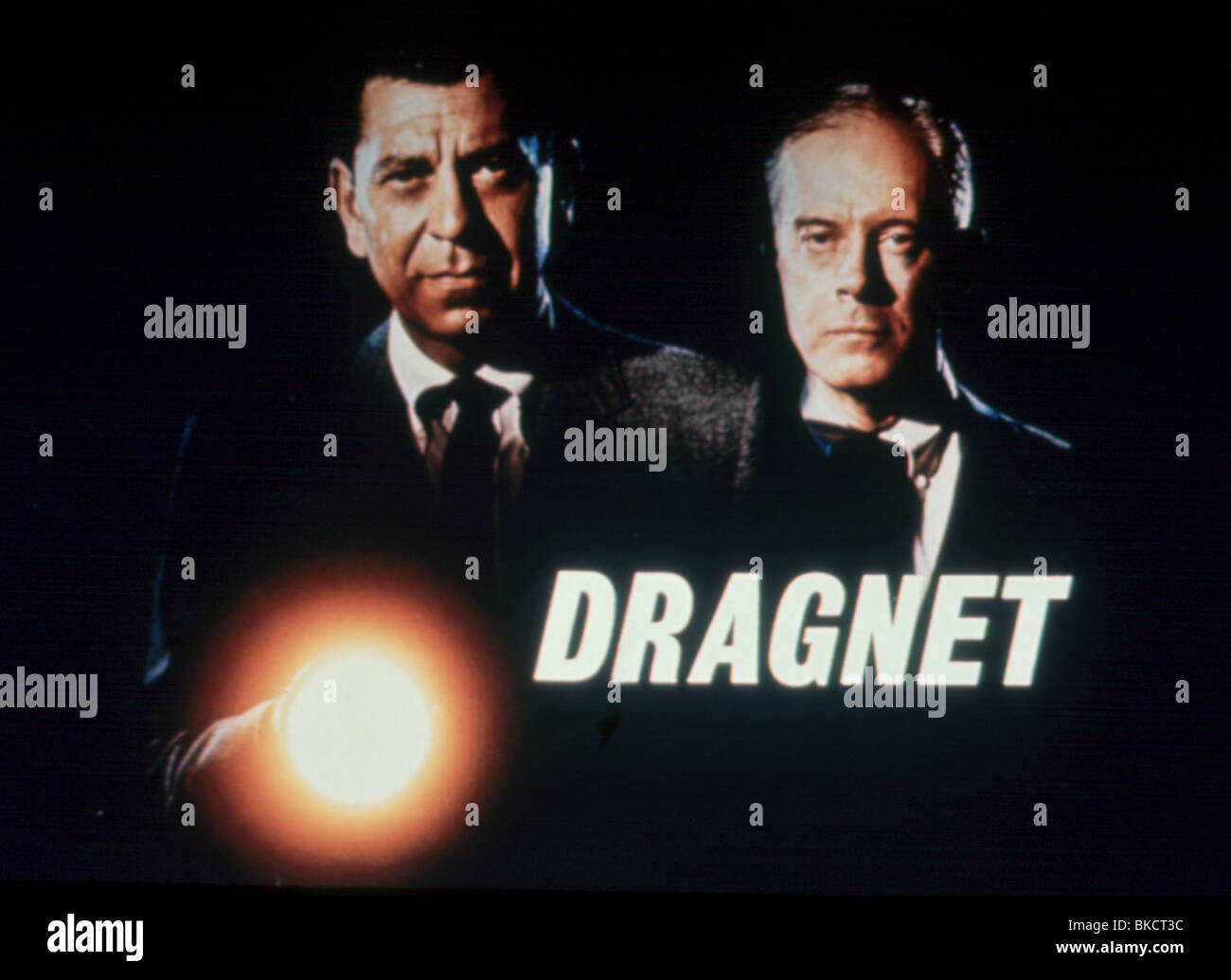 DRAGNET (TV) JACK WEBB, HARRY MORGAN DGT 009 Banque D'Images