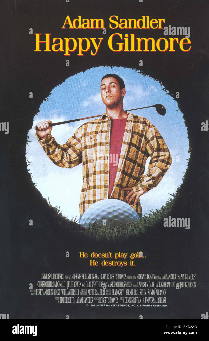 HAPPY GILMORE POSTER Banque D'Images