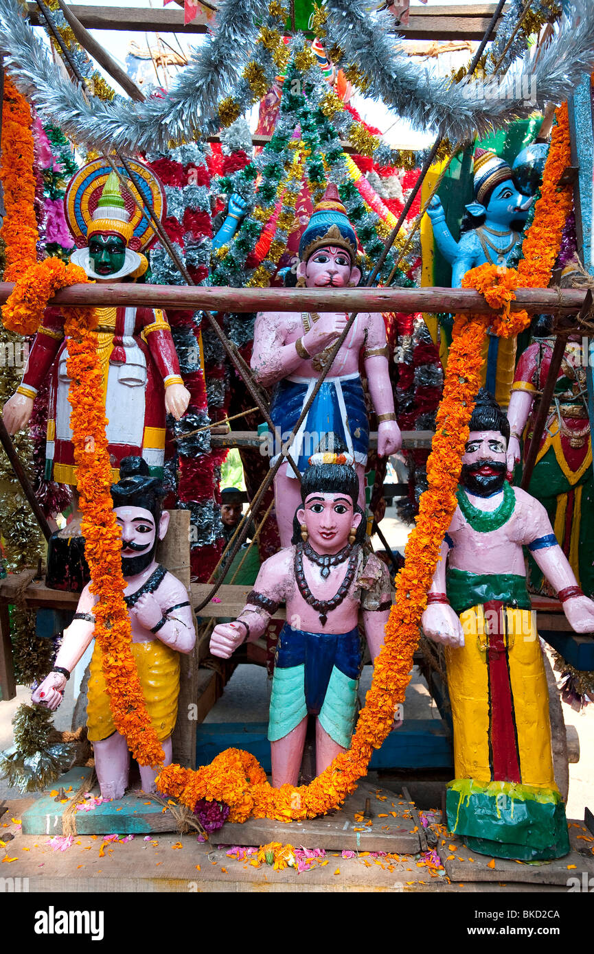 Festival hindou, Kerala, Inde Banque D'Images Festival hindou, Kerala, Inde Banque D'Images