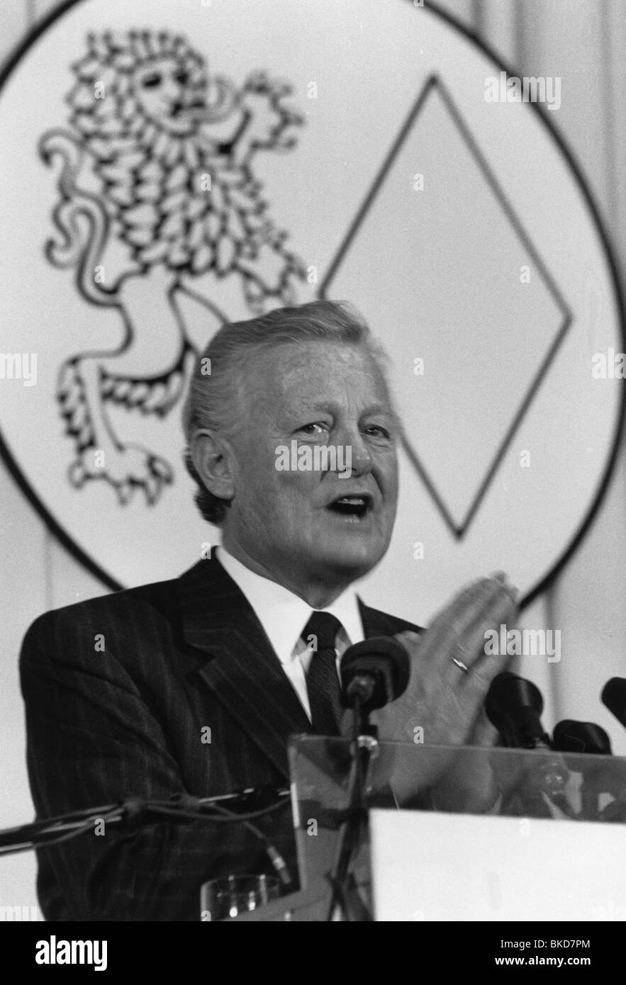 Streibl, Max, 6.1.1932 - 11.12.1998, politicien allemand (CSU), Premier ministre de la Bavière 19.10.1988 - 27.5.1993, demi-longueur, début des années 1990, Banque D'Images