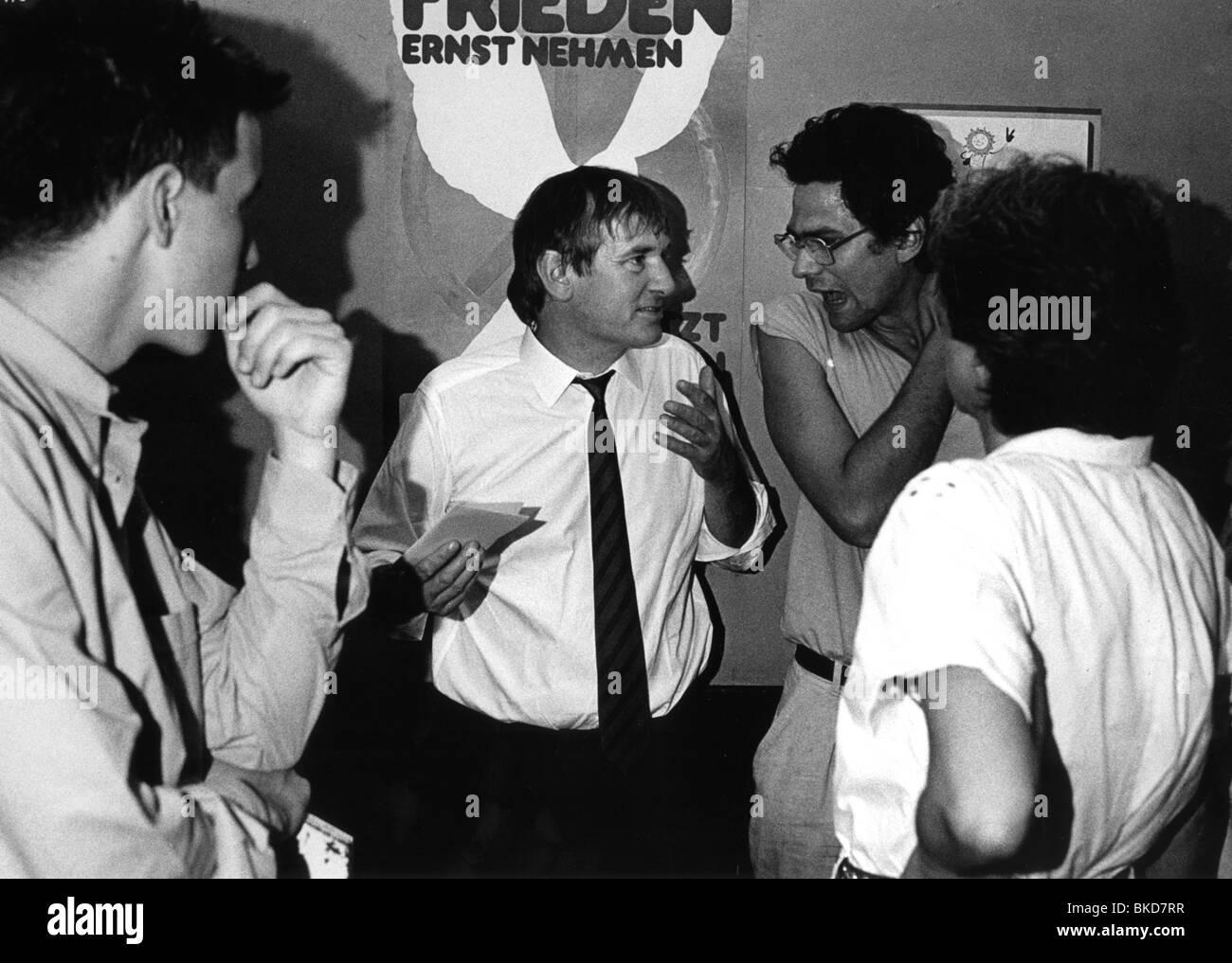 Schily, Otto, * 20.7.1932, politicien allemand (SPD), demi-longueur, 1980, Banque D'Images