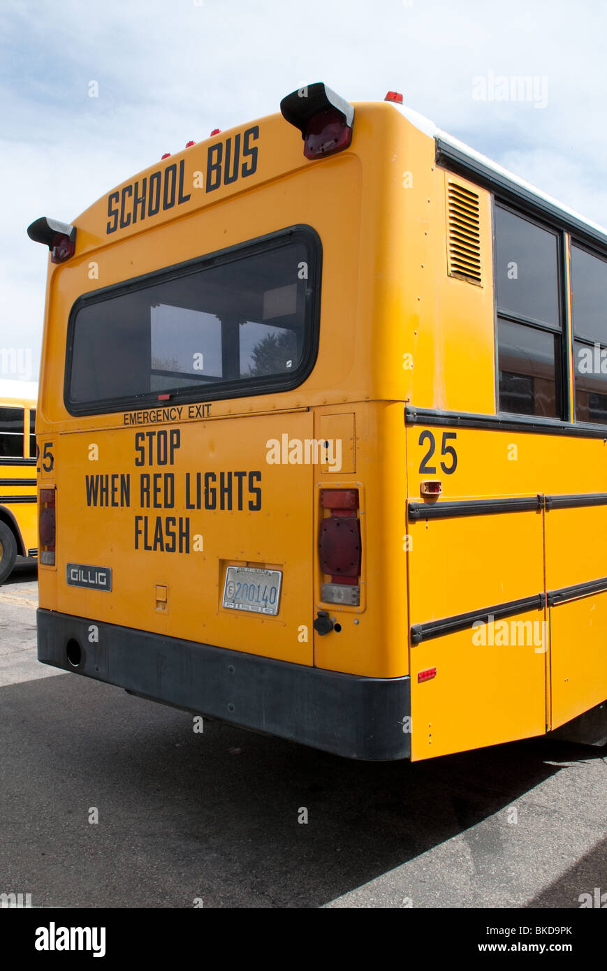 Gillig school bus Banque D'Images