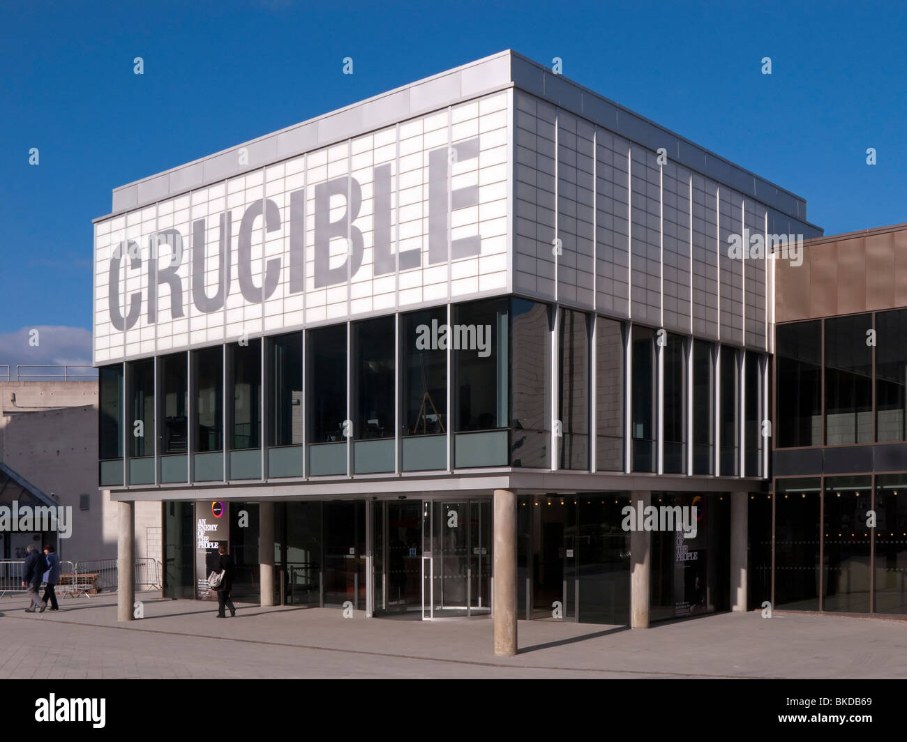 Re-théâtre Crucible Sheffield Banque D'Images