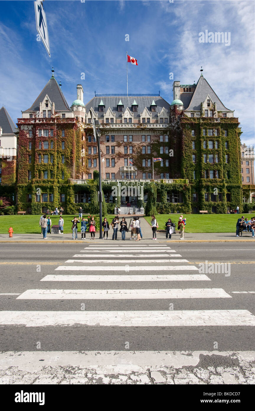 L'Hôtel Empress Victoria Vancouver BC Canada Banque D'Images