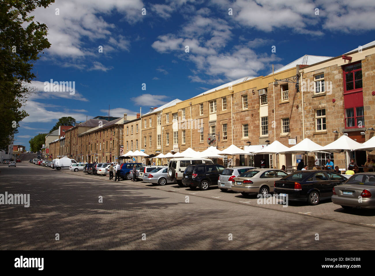 Salamanca Place, Hobart, Tasmanie, Australie Banque D'Images