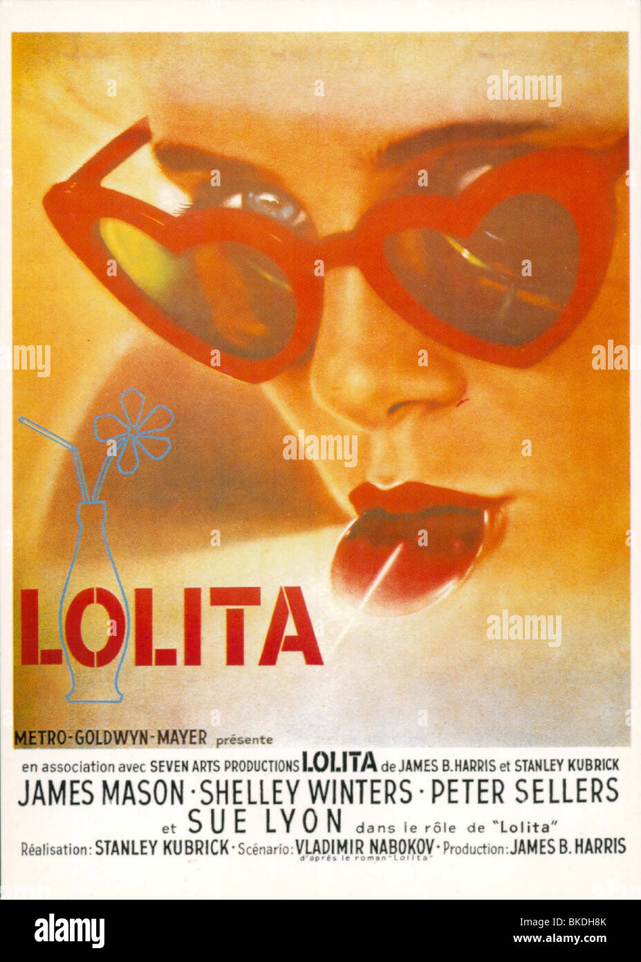 LOLITA -1962 POSTER Banque D'Images