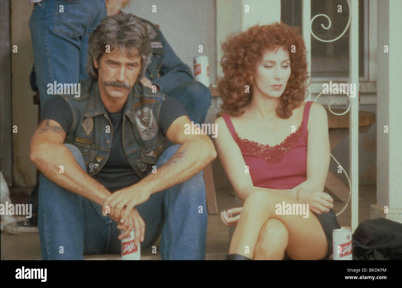 SAM ELLIOTT, masque -1985 CHER Banque D'Images