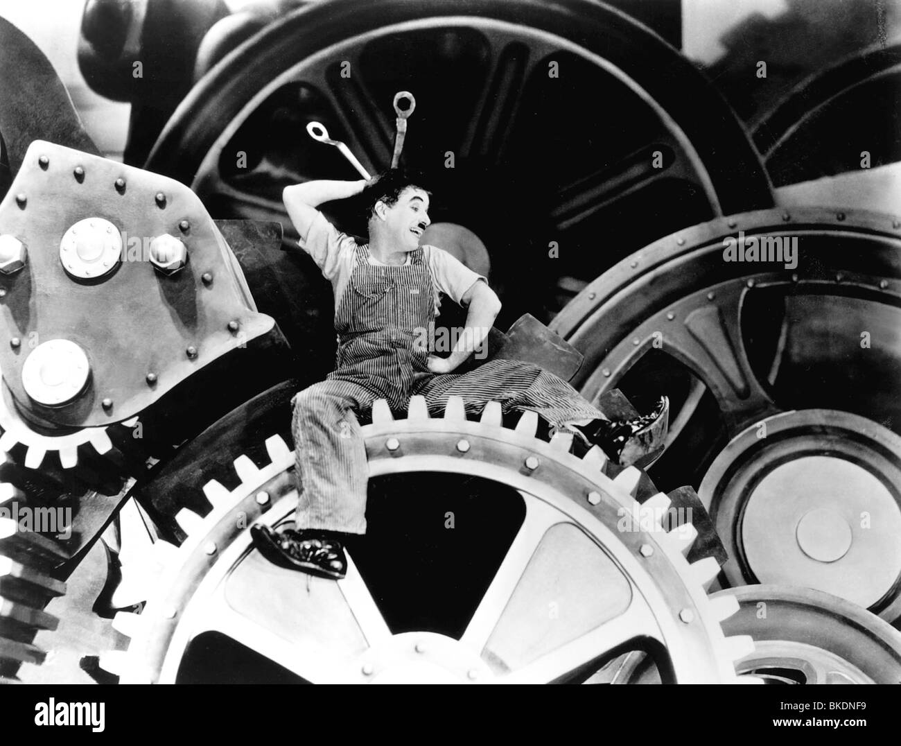 Les temps modernes (1936) CHARLIE CHAPLIN EMD 015P Banque D'Images