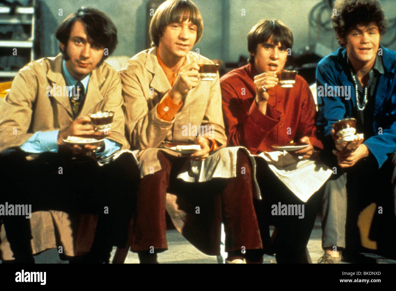 Les MONKEES (plat), Michael Nesmith, PETER TORK, Davy Jones, MICKY DOLENZ50MASS 021 Banque D'Images