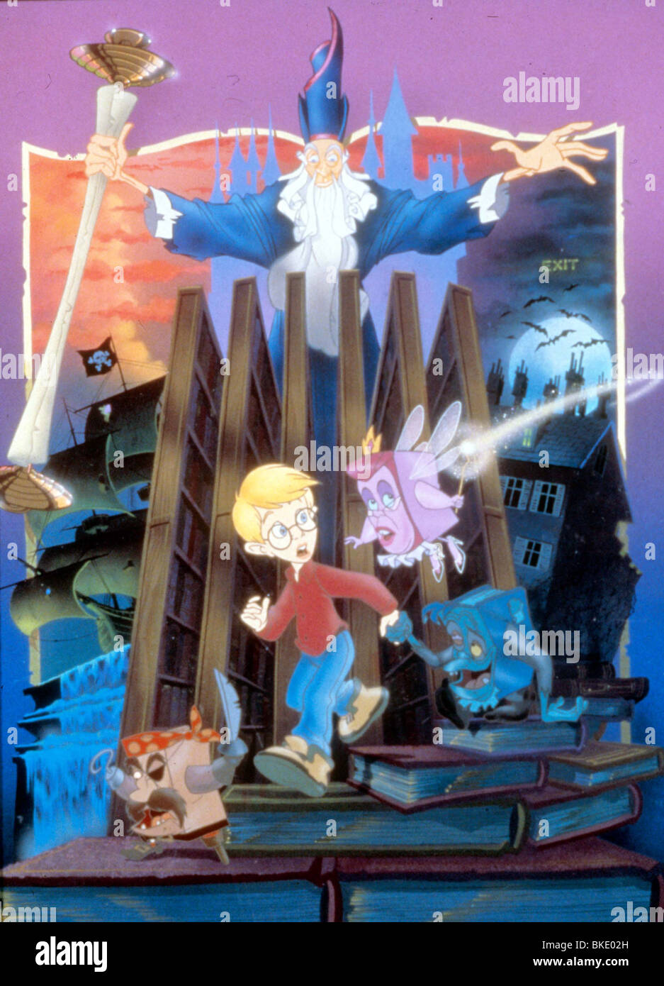 L'PAGEMASTER -1994 ANIMATION Banque D'Images