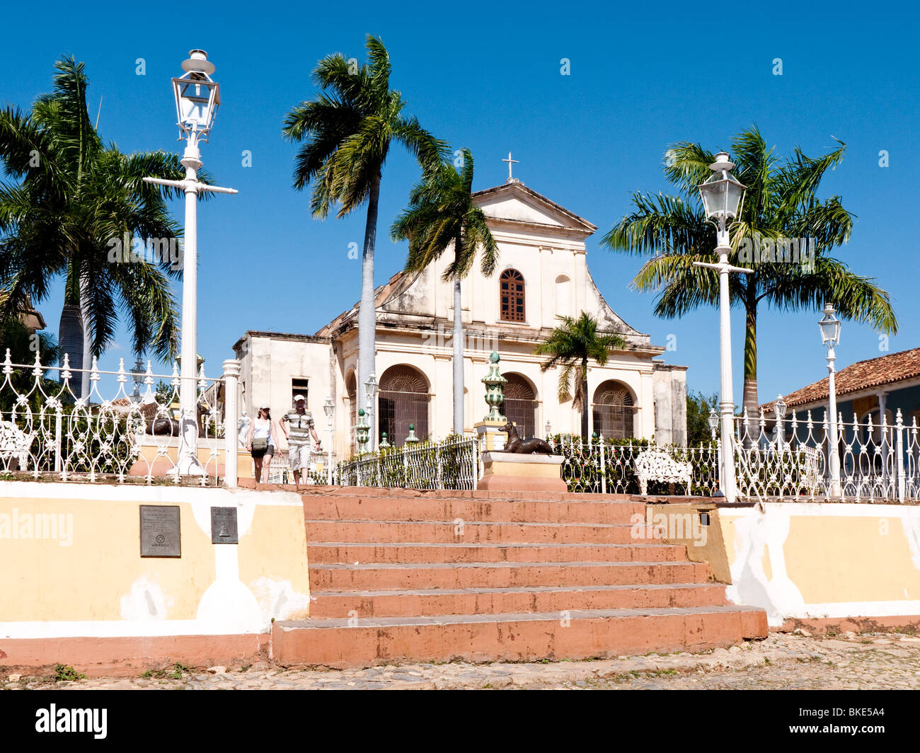 Église de Josi Marti à Cienfuegos, Cuba Banque D'Images