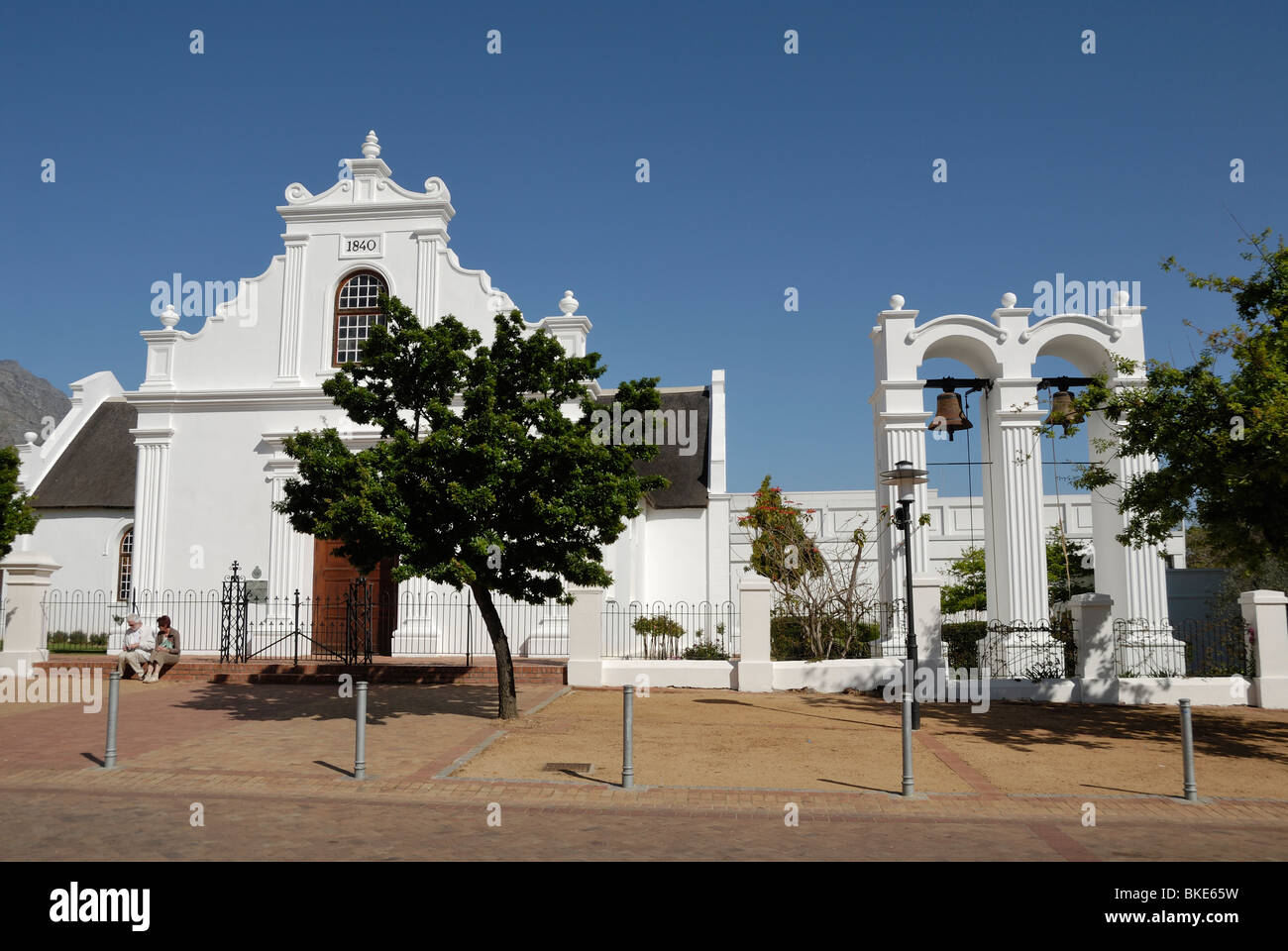 Église de la Mission rhénane à Stellenbosch, Province de Western Cape, Afrique du Sud Banque D'Images