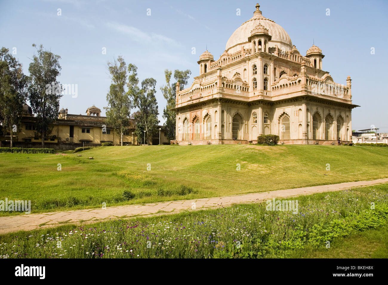 Tombe de Saadat Ali Khan à Lucknow, Uttar Pradesh, Inde. Banque D'Images