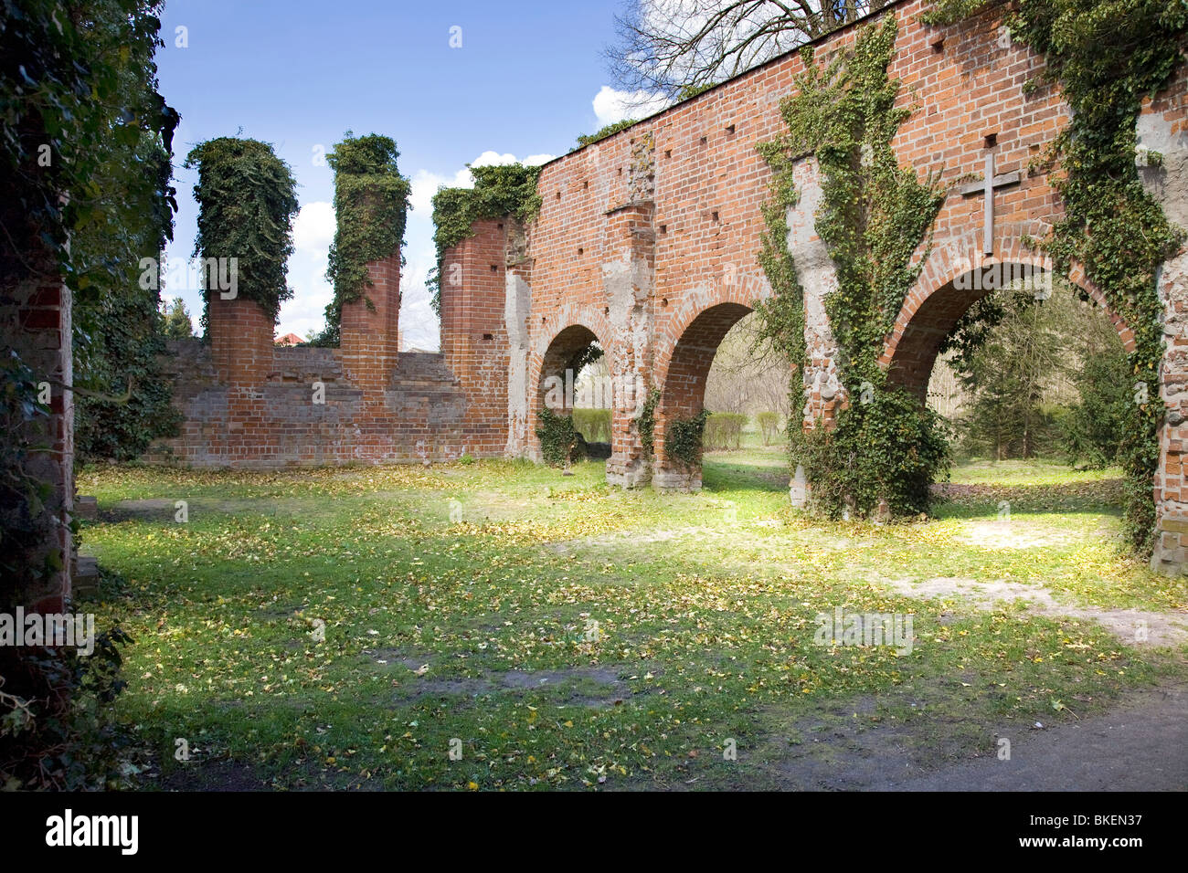 Kloster ruines, Himmelpfort, Brandebourg, Allemagne Banque D'Images