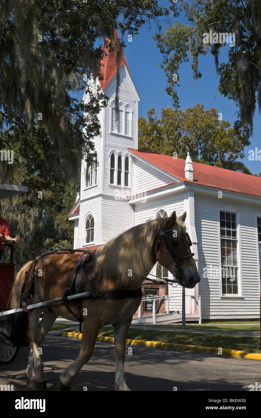 Tabernacle Baptist Church, Beaufort, Caroline du Sud Banque D'Images