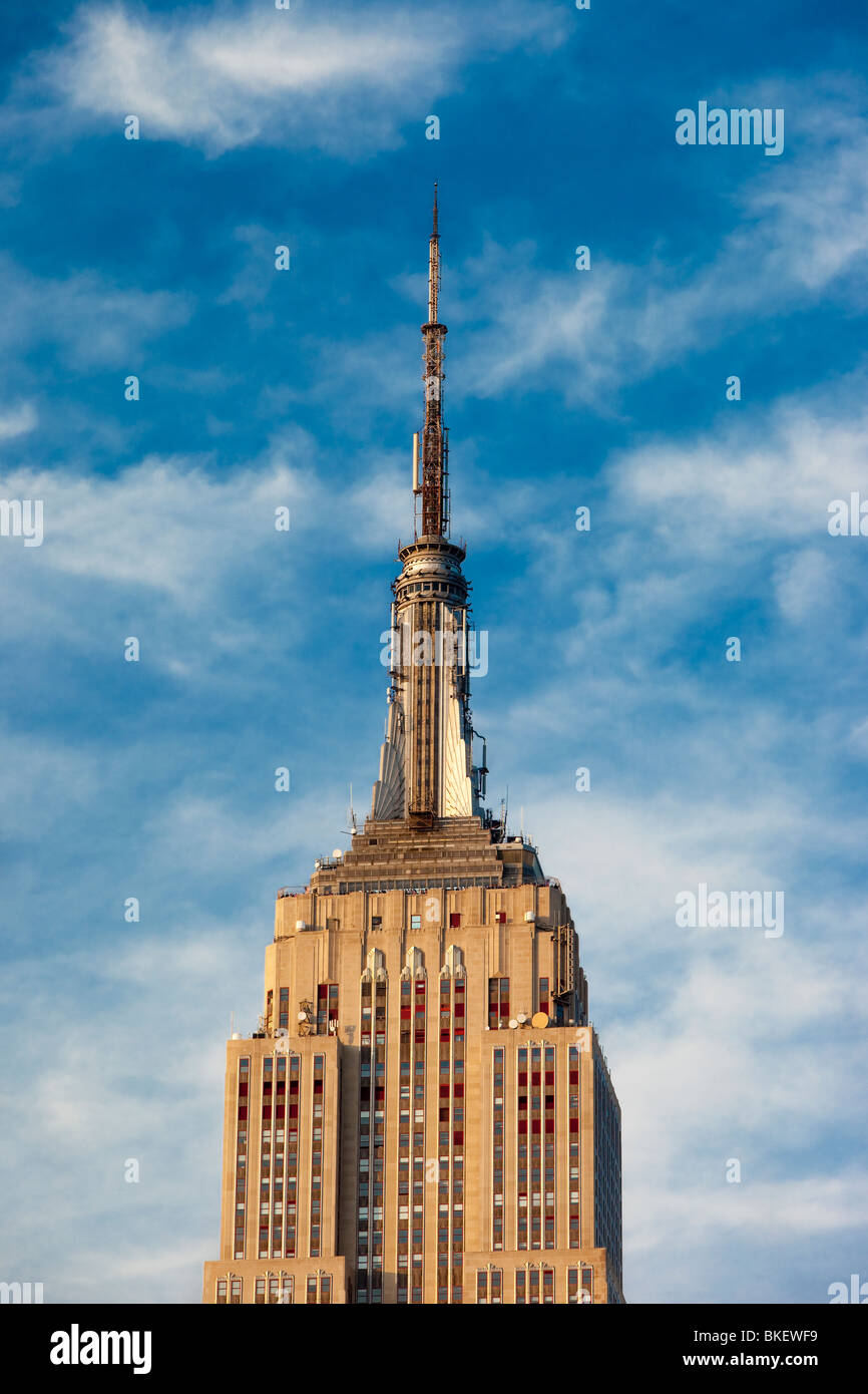 Empire State Building, New York City USA Banque D'Images